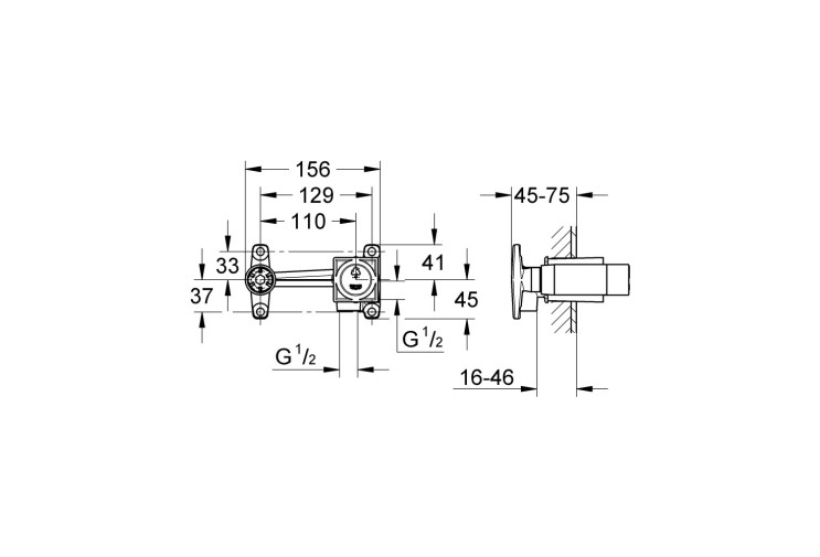 Смеситель однорычажный Grohe встроенный универсальный механизм (23200000) 23200000 Смеситель однорычажный Grohe встроенный универсальный механизм (23200000) 23200000