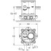 Встраиваемая часть напольного смесителя Grohe (45984001) 45984001