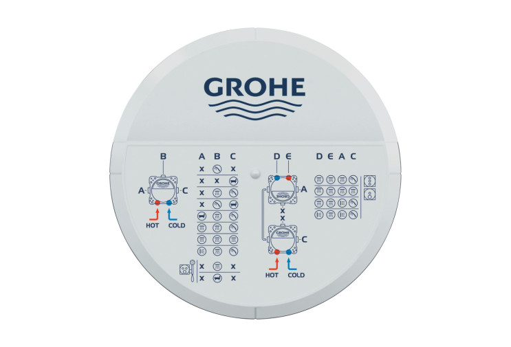 Універсальна вбудована частина Grohe rapido SmartBox (35604000) 35604000