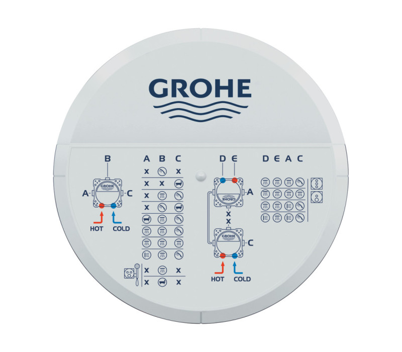 Универсальная встроенная часть Grohe rapido SmartBox (35604000)