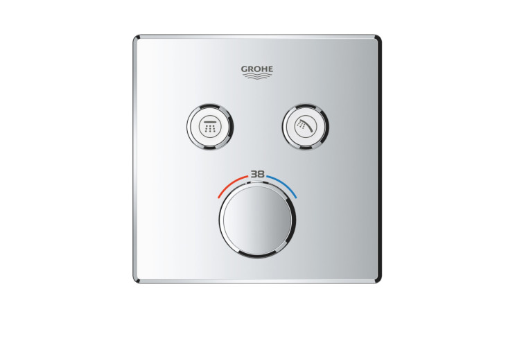 Термостат скрытого монтажа Grohe Grohtherm SmartControl с двумя кнопками управления (29124000) 29124000