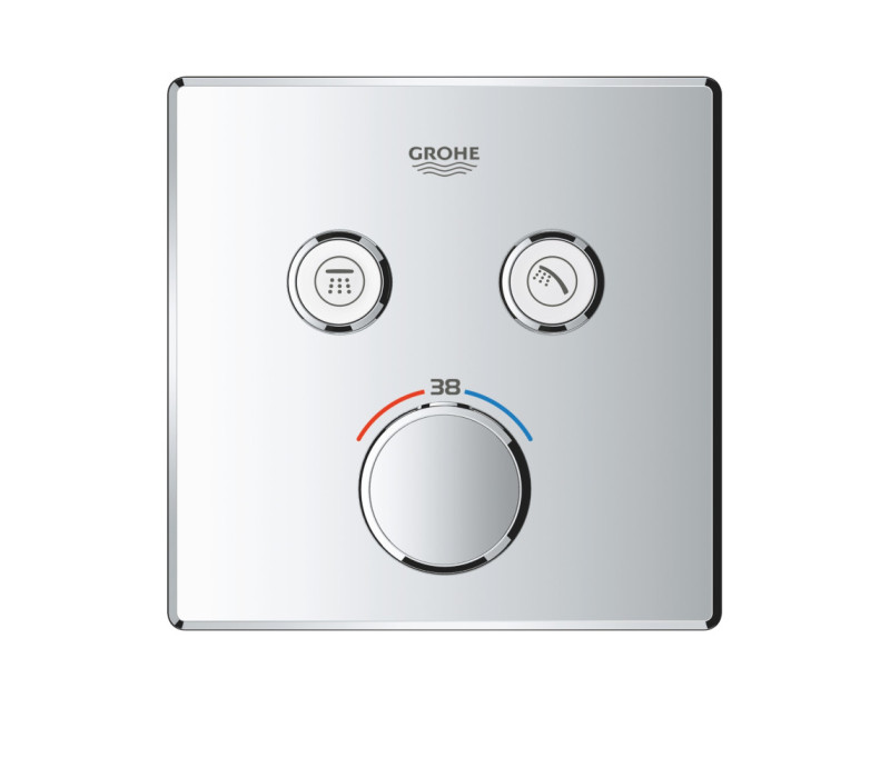 Термостат скрытого монтажа Grohe Grohtherm SmartControl с двумя кнопками управления (29124000) Термостат скрытого монтажа Grohe Grohtherm SmartControl с двумя кнопками управления (29124000)