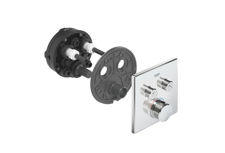 Термостат скрытого монтажа Grohe Grohtherm SmartControl с двумя кнопками управления (29124000) 29124000