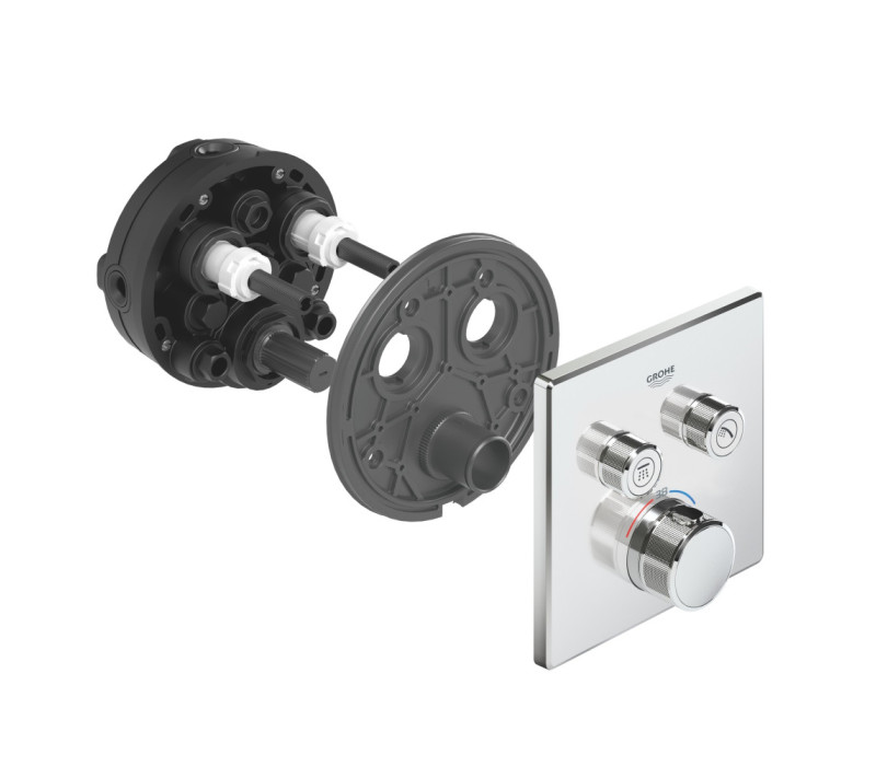 Термостат скрытого монтажа Grohe Grohtherm SmartControl с двумя кнопками управления (29124000) Термостат скрытого монтажа Grohe Grohtherm SmartControl с двумя кнопками управления (29124000)