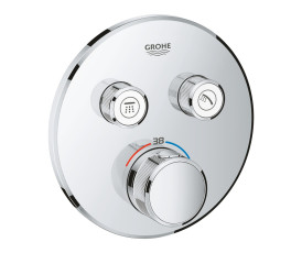 Термостат прихованого монтажу Grohe Grohtherm SmartControl з двома кнопками управління (29119000)