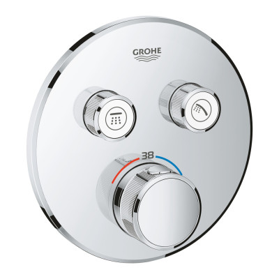 Термостат скрытого монтажа Grohe Grohtherm SmartControl с двумя кнопками управления (29119000)