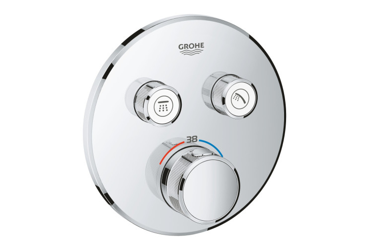 Термостат скрытого монтажа Grohe Grohtherm SmartControl с двумя кнопками управления (29119000) 29119000