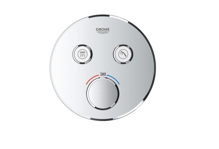 Термостат скрытого монтажа Grohe Grohtherm SmartControl с двумя кнопками управления (29119000) 29119000