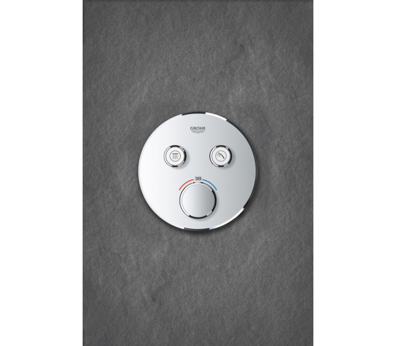 Термостат скрытого монтажа Grohe Grohtherm SmartControl с двумя кнопками управления (29119000) Термостат скрытого монтажа Grohe Grohtherm SmartControl с двумя кнопками управления (29119000)