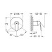Смеситель однорычажный Grohe Eurosmart Cosmopolitan на 1 выход (24044000) 24044000