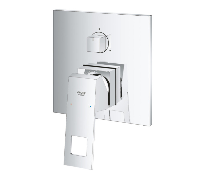 Смеситель однорычажный Grohe Eurocube на 3 выхода (24094000) Смеситель однорычажный Grohe Eurocube на 3 выхода (24094000)