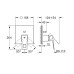 Смеситель однорычажный Grohe Eurocube на 2 выхода (24062000) 24062000