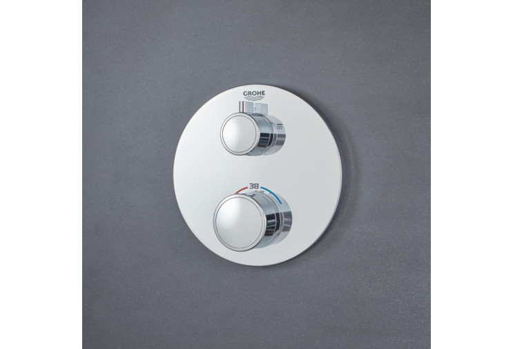 Термостат для душа Grohe Grohtherm с переключателем на 2 положения верхний/ручной душ (24076000) 24076000