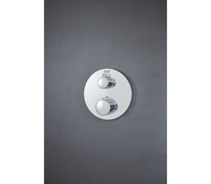 Термостат для душа Grohe Grohtherm с переключателем на 2 положения верхний/ручной душ (24076000) Термостат для душа Grohe Grohtherm с переключателем на 2 положения верхний/ручной душ (24076000)
