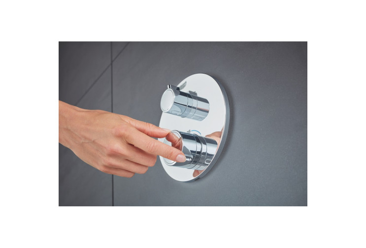 Термостат для душа Grohe Grohtherm с переключателем на 2 положения верхний/ручной душ (24076000) 24076000