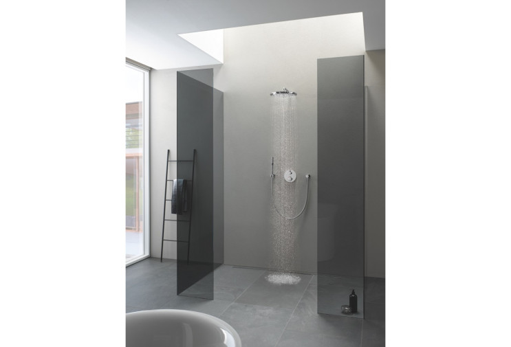 Термостат для душа Grohe Grohtherm с переключателем на 2 положения верхний/ручной душ (24076000) 24076000