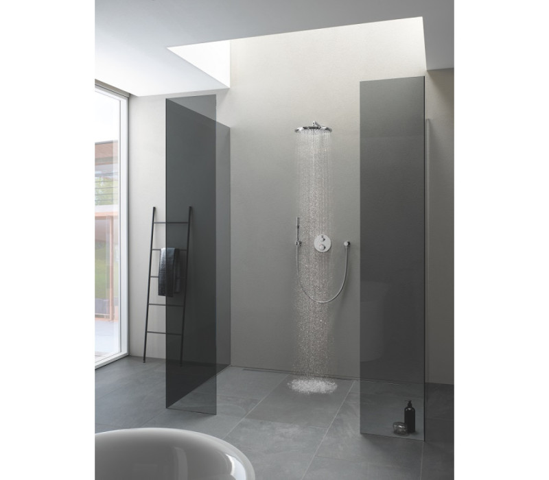 Термостат для душа Grohe Grohtherm с переключателем на 2 положения верхний/ручной душ (24076000) Термостат для душа Grohe Grohtherm с переключателем на 2 положения верхний/ручной душ (24076000)