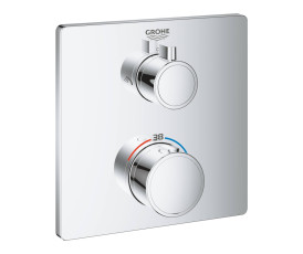 Термостат для душа Grohe Grohtherm с переключателем на 2 положения верхний/ручной душ (24079000)