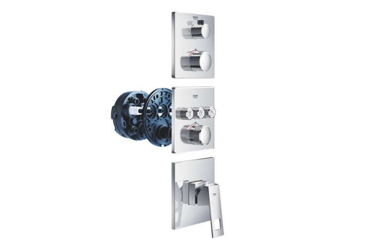 Термостат для душа Grohe Grohtherm с переключателем на 2 положения верхний/ручной душ (24079000) 24079000