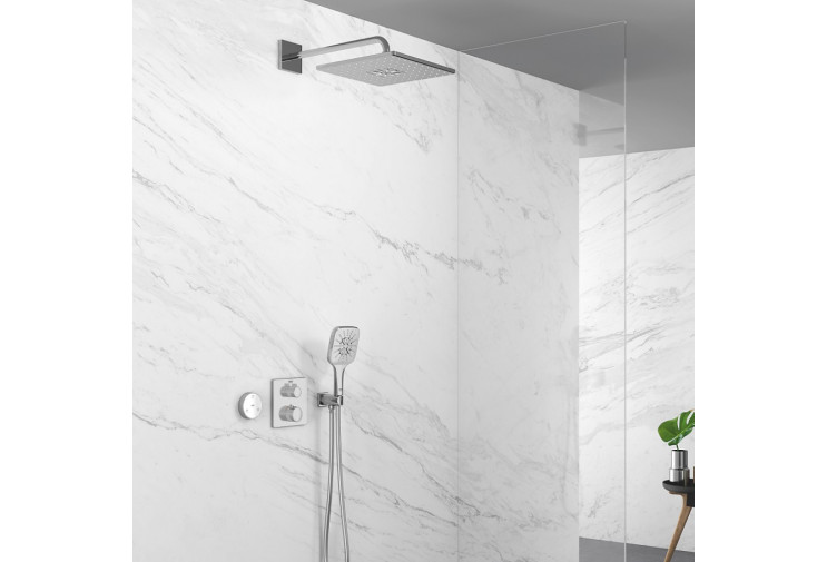 Термостат для душа Grohe Grohtherm с переключателем на 2 положения верхний/ручной душ (24079000) 24079000