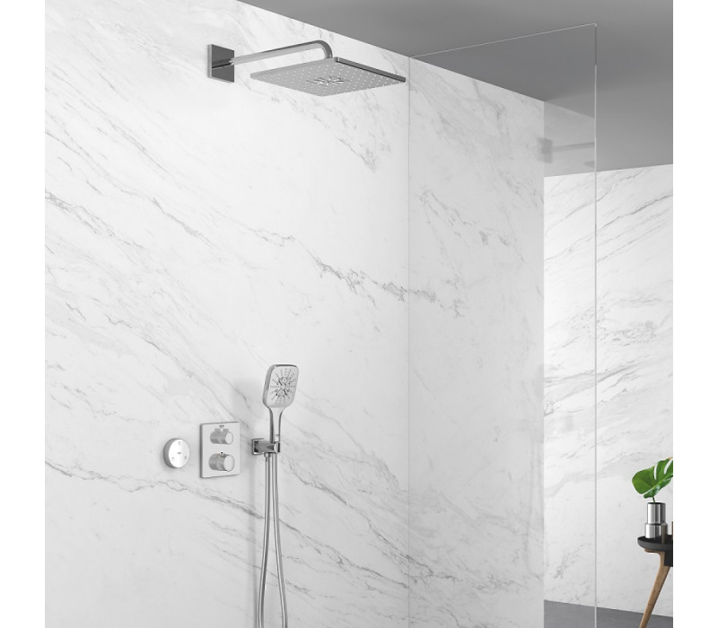 Термостат для душа Grohe Grohtherm с переключателем на 2 положения верхний/ручной душ (24079000) Термостат для душа Grohe Grohtherm с переключателем на 2 положения верхний/ручной душ (24079000)