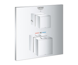 Термостат для душа Grohe Grohtherm Cube с переключателем на 2 положения (24154000) Термостат для душа Grohe Grohtherm Cube с переключателем на 2 положения (24154000)