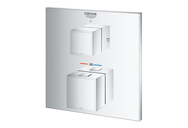 Термостат для душа Grohe Grohtherm Cube с переключателем на 2 положения (24154000) 24154000