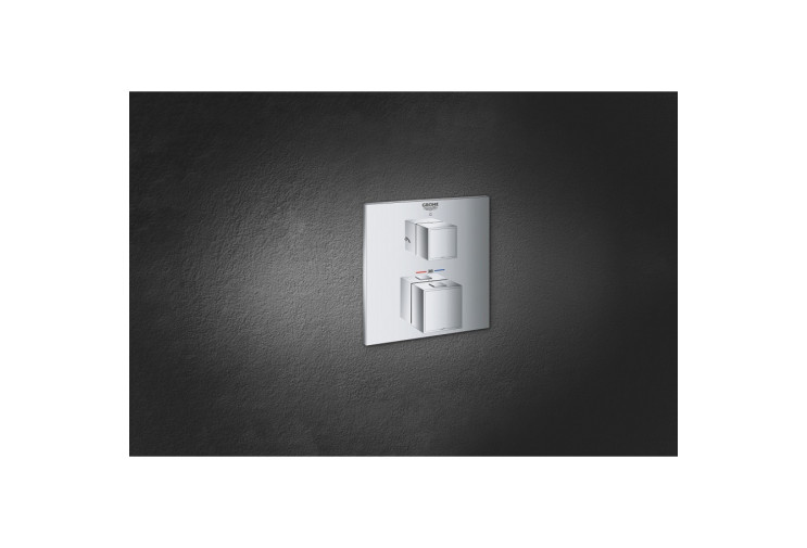 Термостат для душа Grohe Grohtherm Cube с переключателем на 2 положения (24154000) 24154000