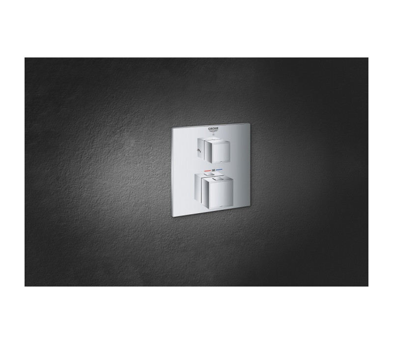Термостат для душа Grohe Grohtherm Cube с переключателем на 2 положения (24154000) Термостат для душа Grohe Grohtherm Cube с переключателем на 2 положения (24154000)