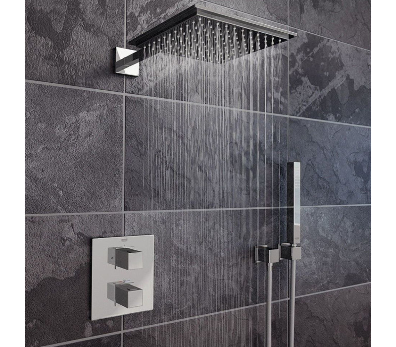 Термостат для душа Grohe Grohtherm Cube с переключателем на 2 положения (24154000) Термостат для душа Grohe Grohtherm Cube с переключателем на 2 положения (24154000)