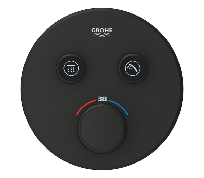Термостат скрытого монтажа Grohe Grohtherm SmartControl с двумя кнопками управления (29507KF0) Термостат скрытого монтажа Grohe Grohtherm SmartControl с двумя кнопками управления (29507KF0)