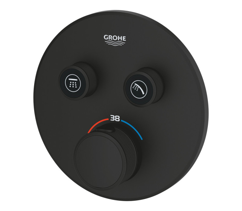 Термостат скрытого монтажа Grohe Grohtherm SmartControl с двумя кнопками управления (29507KF0) Термостат скрытого монтажа Grohe Grohtherm SmartControl с двумя кнопками управления (29507KF0)