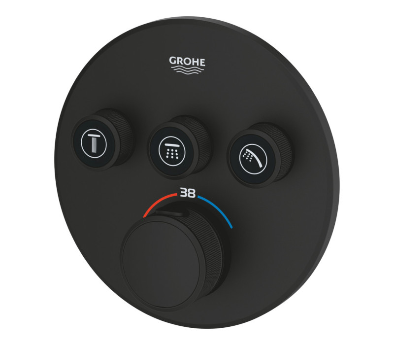 Термостат для вбудованого монтажу Grohe Grohtherm SmartControl на 3 виходи (29508kf0)
