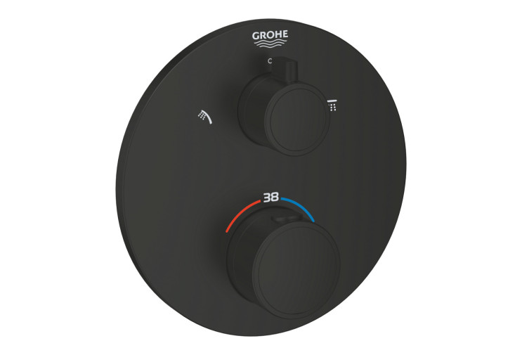 Термостат для душа Grohe Grohtherm с переключателем на 2 положения верхний/ручной душ (1022082430) 1022082430