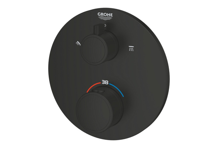 Термостат для душа Grohe Grohtherm с переключателем на 2 положения верхний/ручной душ (1022082430) 1022082430