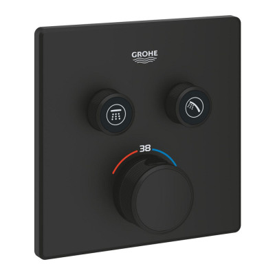 Термостат скрытого монтажа Grohe Grohtherm SmartControl с 2 кнопками управления (102166kf00)