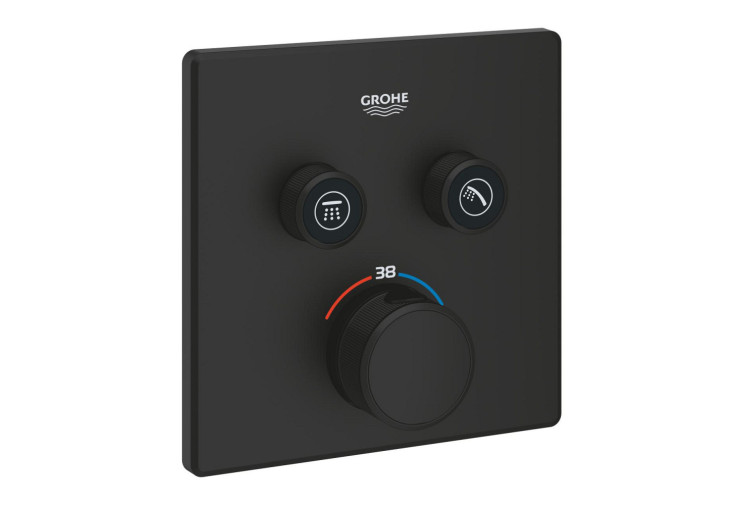 Термостат скрытого монтажа Grohe Grohtherm SmartControl с 2 кнопками управления (102166kf00) 102166KF00