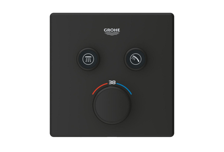 Термостат скрытого монтажа Grohe Grohtherm SmartControl с 2 кнопками управления (102166kf00) 102166KF00