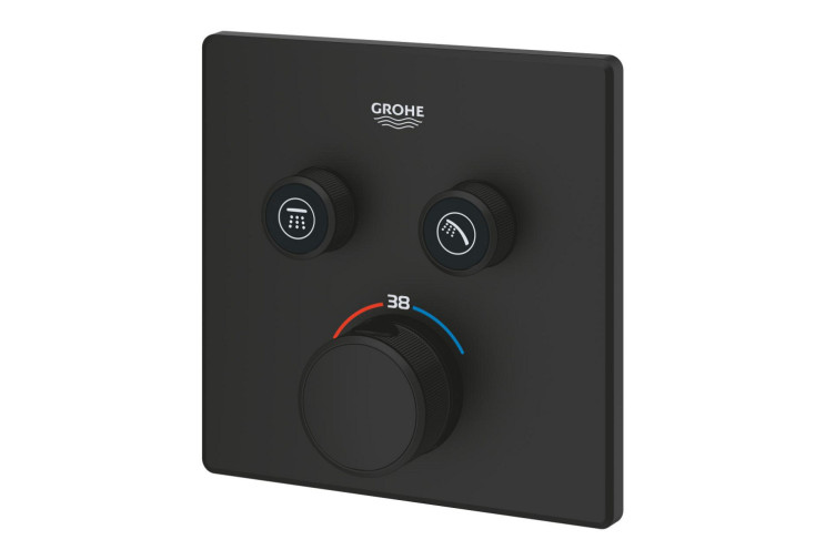 Термостат скрытого монтажа Grohe Grohtherm SmartControl с 2 кнопками управления (102166kf00) 102166KF00