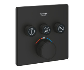 Термостат скрытого монтажа Grohe Grohtherm SmartControl с 3 кнопками управления (102167KF00) Термостат скрытого монтажа Grohe Grohtherm SmartControl с 3 кнопками управления (102167KF00)