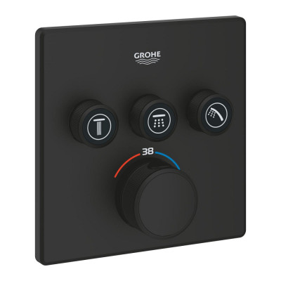 Термостат скрытого монтажа Grohe Grohtherm SmartControl с 3 кнопками управления (102167KF00)