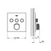 Термостат скрытого монтажа Grohe Grohtherm SmartControl с 3 кнопками управления (102167KF00) 102167KF00