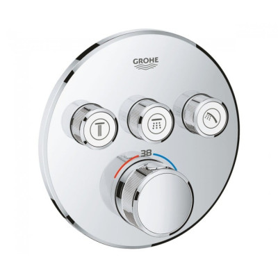 Термостат настенный на 3 выхода GROHE GROHTHERM SMARTCONTROL 29121000