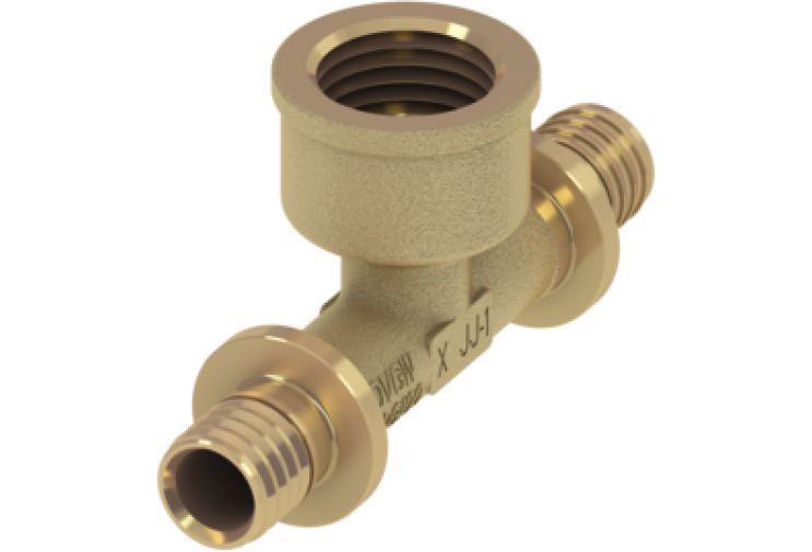 Тройник с внутренней резьбой TECEflex 16 х 1/2" х 16 769516