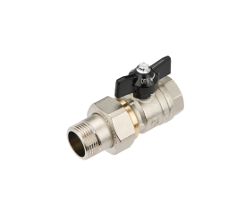 Кран з американкою General Fittings 1/2' Standart, метелик Кран з американкою General Fittings 1/2' Standart, метелик
