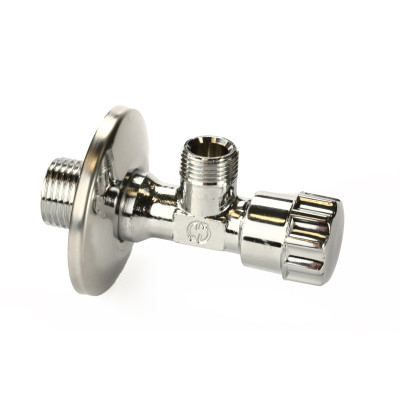 Кран General Fittings хром. з декоративним кільцем 1/2'х1/2'
