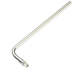 Трубка Г (хром) General Fittings 3400 для подкл.рад., 16-15, 250 мм