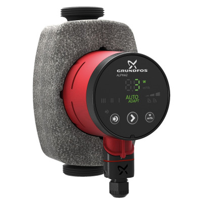 Насос циркуляційний Grundfos ALPHA2 15-40 130 1x230V 50Hz 6H Насос циркуляційний Grundfos ALPHA2 15-40 130 1x230V 50Hz 6H