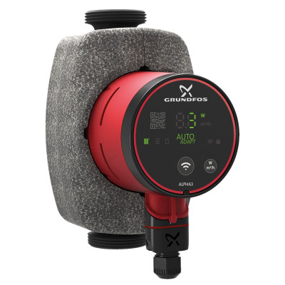 Насос циркуляційний Grundfos ALPHA3 32-60 180 1x230V 50Hz 6H Насос циркуляційний Grundfos ALPHA3 32-60 180 1x230V 50Hz 6H