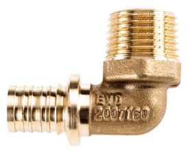 Колено с наружной резьбой Heat-Pex 16x1/2" Колено с наружной резьбой Heat-Pex 16x1/2"